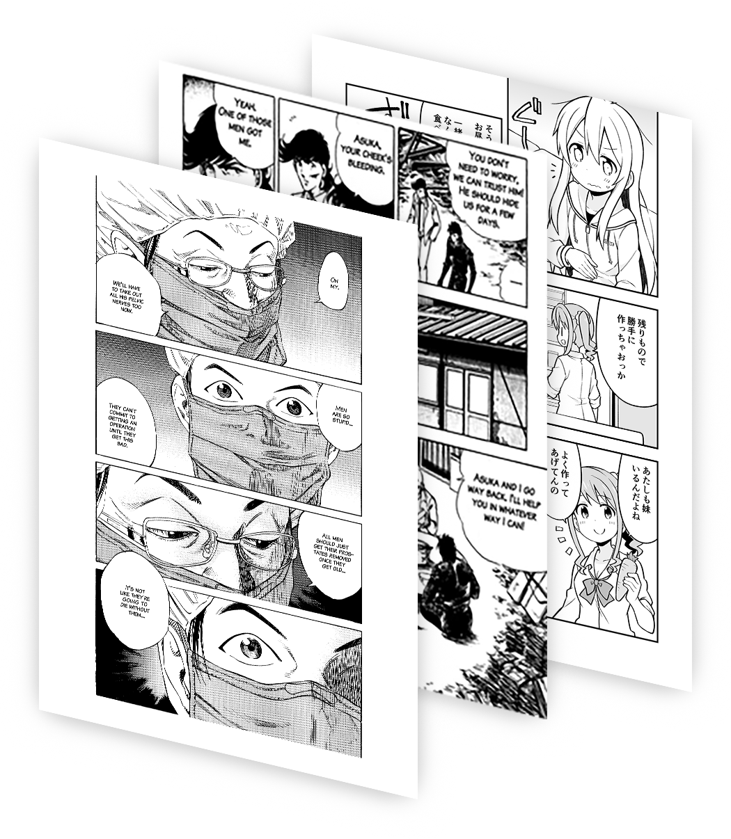 BPSの漫画翻訳・写植の強み